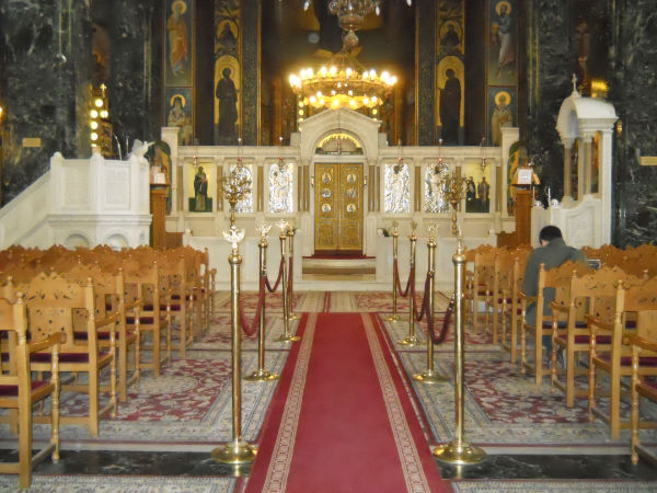 Inside Greek Orthadox Church
