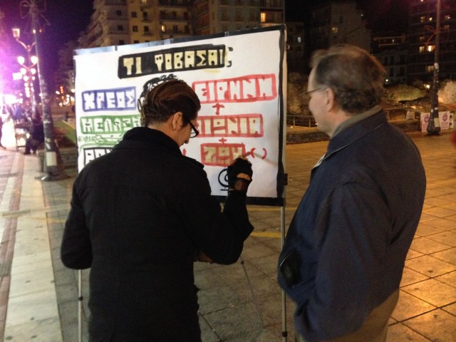 Some man thought he would “help” Bro. Dan out with his sketch board. :)