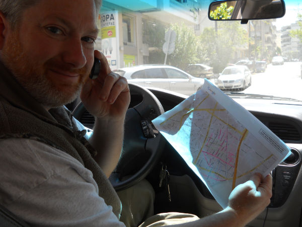 The streets of Thessaloniki